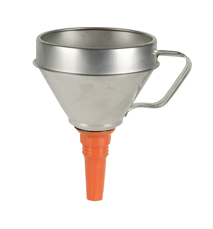 WHITE IRON FUNNEL 1.3L WITH FILTER Ø160MM