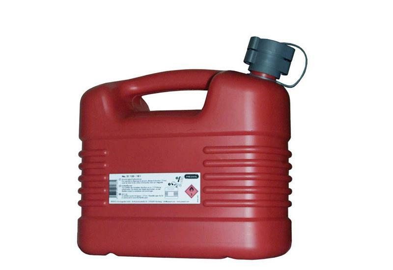 JERRYCAN HYDROCARBON 10L RED UN-APPROVED,BAM CERTIFIED.