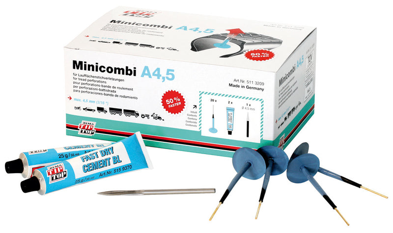 REPAIR KIT MINICOMBI A4.5 REPAIR KIT TIRE PLUG COMPLETE KIT