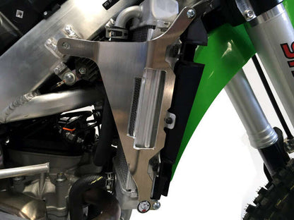 AXP Aluminum Radiator Protector - Kawasaki KX250F 