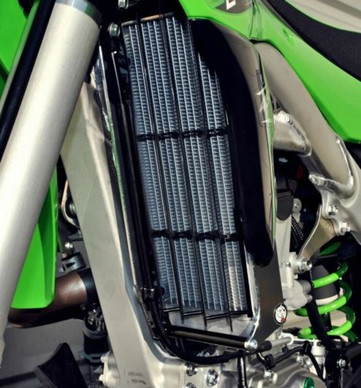 AXP Aluminum radiator protector - Kawasaki