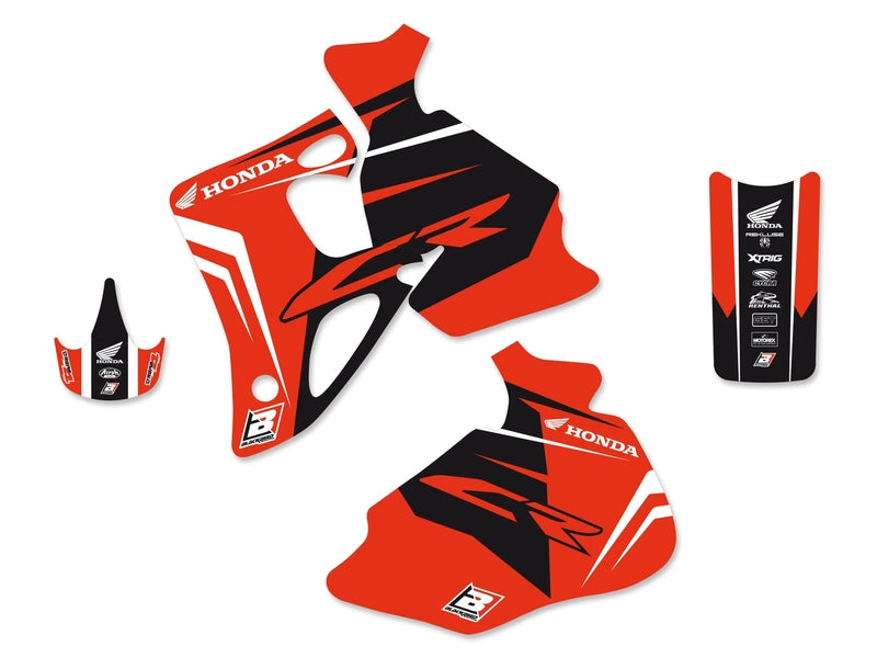 BLACKBIRD Dream Graphic 4 Graphic Kit Honda CR80R 