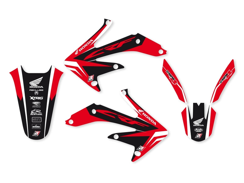 BLACKBIRD Dream Graphic 4 Graphic Kit Honda CRF450R 