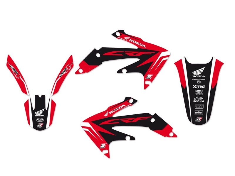 BLACKBIRD Dream Graphic 4 Graphic Kit Honda CRF450X 