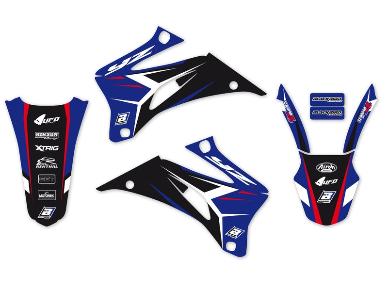 BLACKBIRD Dream Graphic 4 Graphic Kit Yamaha YZ250/450F 