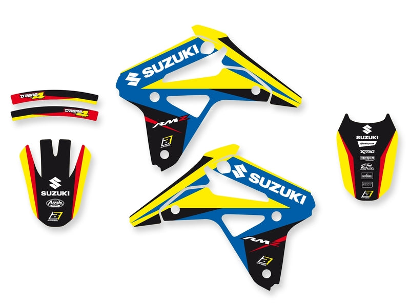 BLACKBIRD Dream Graphic 4 Graphic Kit Suzuki RM-Z450 