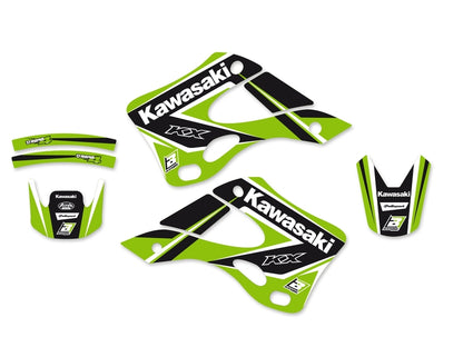 BLACKBIRD Dream Graphic 4 Graphic Kit Kawasaki KX125/250