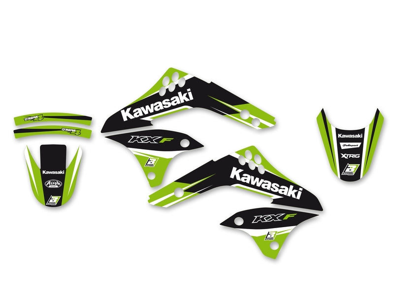 BLACKBIRD Dream Graphic 4 Graphic Kit Kawasaki KX450F