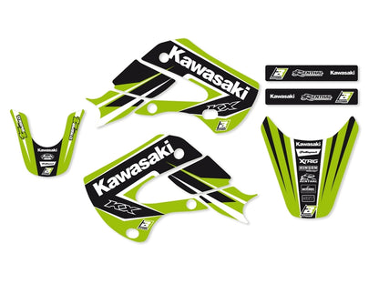 BLACKBIRD Dream Graphic 4 Complete Graphic Kit Kawasaki KX65 