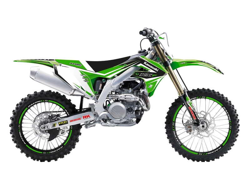 BLACKBIRD Dream Graphic 4 Complete Graphic Kit Kawasaki KX450F 