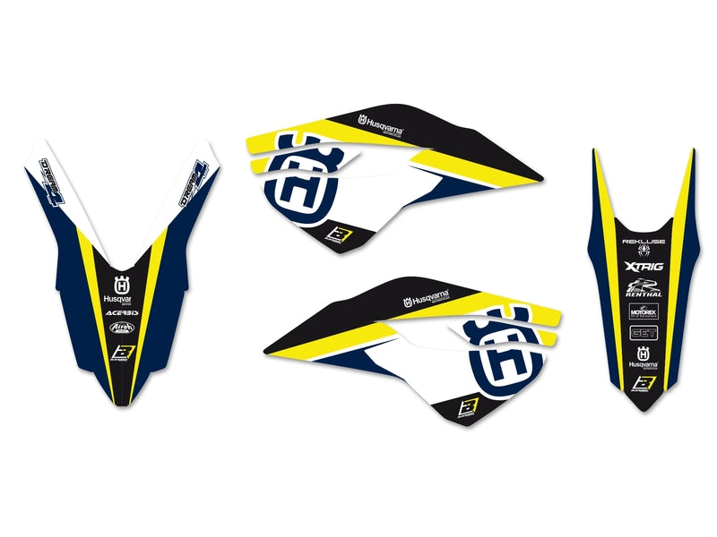 BLACKBIRD Dream Graphic 4 Complete Graphic Kit Husqvarna