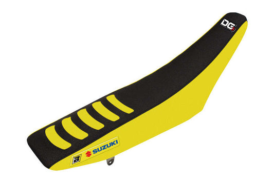 SEAT COVER DOUBLE GRIP 2 SUZUKI RM85 02-12 YELLOW/BLACK 