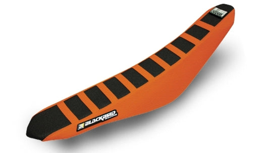 Seat cover Blackbird ZEBRA black/orange KTM