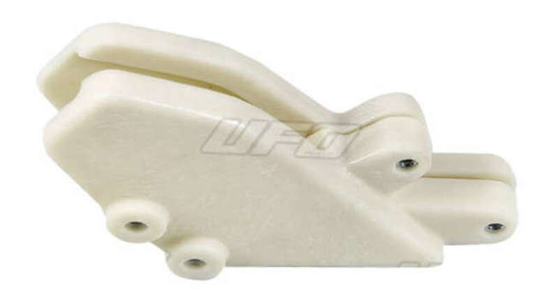 UFO Chain guide block transparent white Kawasaki KX125/250 