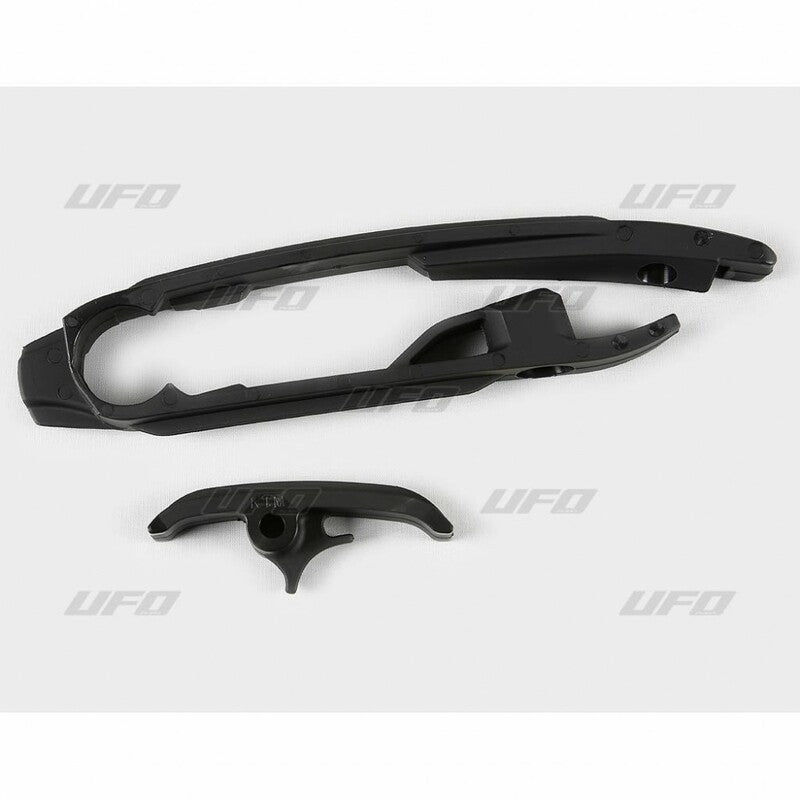 UFO Chain guide + lower chain guide black KTM