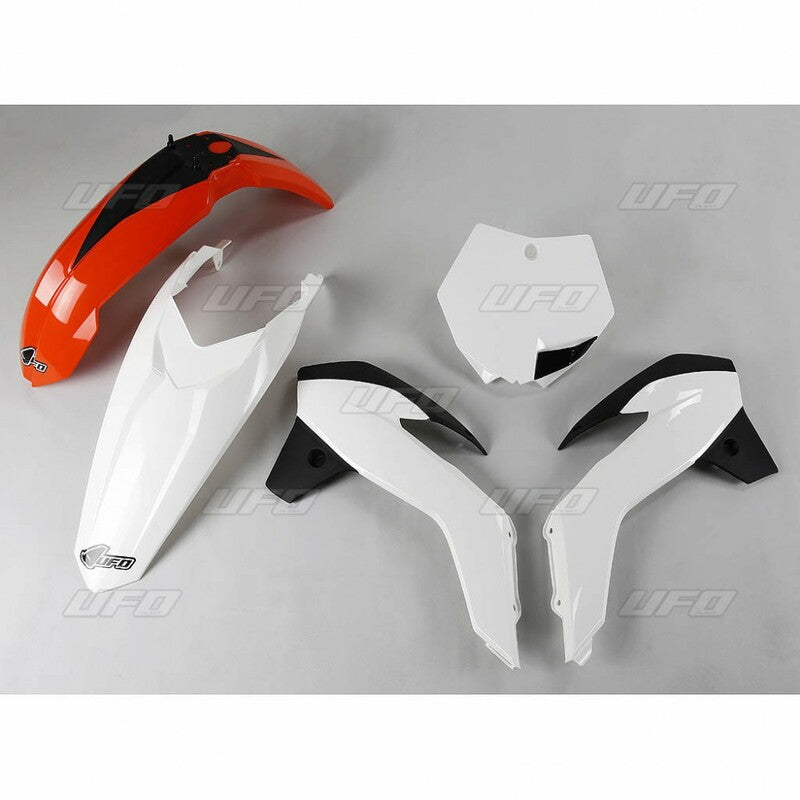 UFO Plastic kit OEM color orange/white/black KTM SX85 