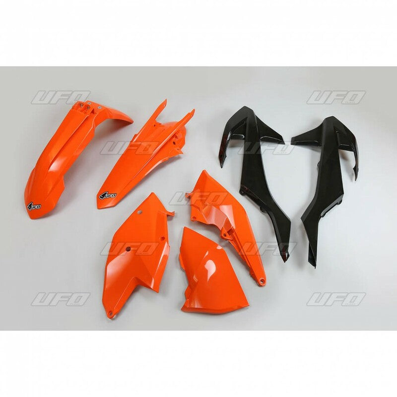 UFO Plastic kit OEM kleur oranje/zwart/wit KTM