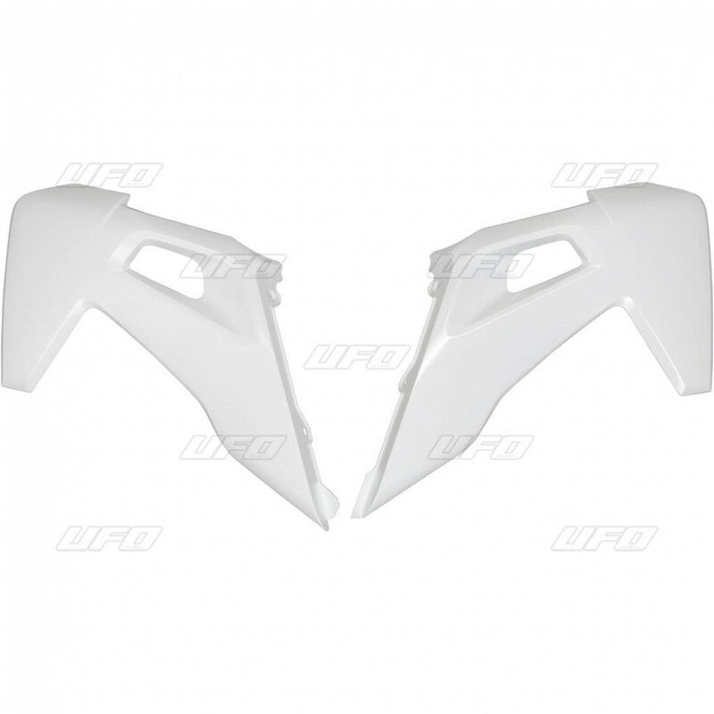 UFO Radiator shrouds white Husqvarna FE/TE 