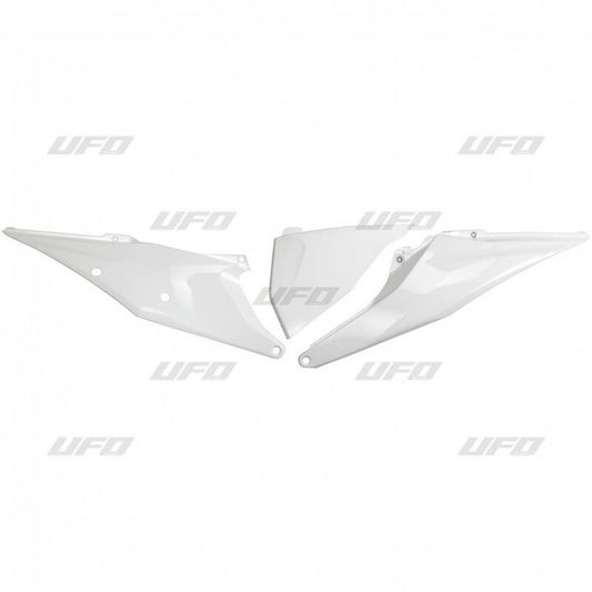 UFO Side number plates white KTM EXC/SX/EXC-F/SX-F 