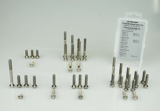 SCAR Engine Screw Kit Titanium 45 Screws 