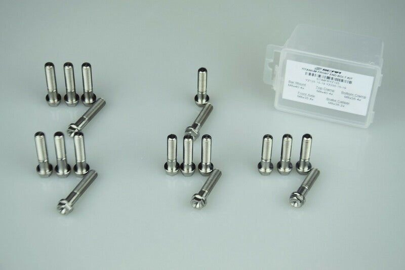 SCAR Front End Screw Kit Titanium 18 Screws 