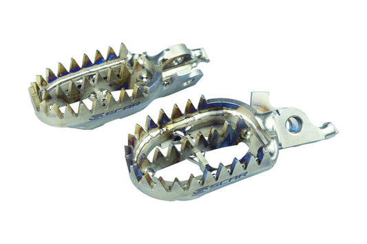 SCAR Titanium Footpegs gripper