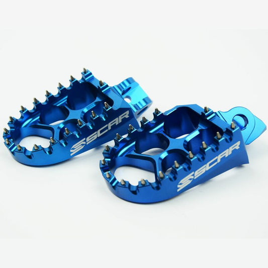 SCAR EVO Foot Pegs Blue