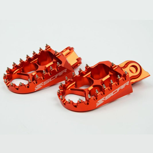 SCAR EVO Foot Pegs Orange