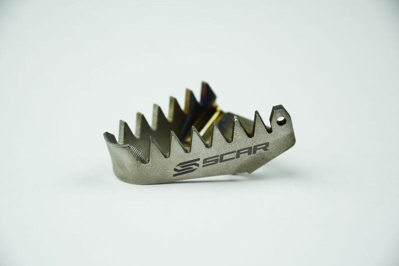 SCAR brake pedal end titanium 