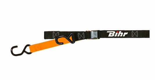 BIHR Tweekleurige Straps zwart/oranje 2 gespen (geleverd per paar)