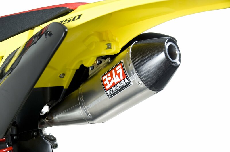 Vervangingsdemper YOSHIMURA USA RS4 titanium/carbon voor 757055 Suzuki RM-Z250