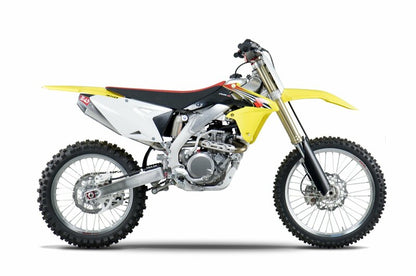 Vervangingsdemper Yoshimura USA RS4 rvs/aluminium met carbon eindkap Suzuki RM-Z450