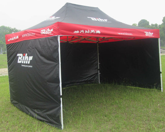 BIHR Home Track paddock tent 4.5x3m incl. 3 afneembare zijpanelen