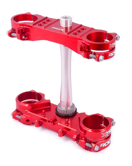 Triple clamp XTRIG ROCS Tech red Honda CRF250R/450R