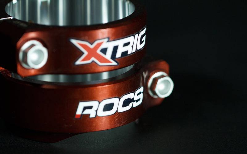 XTRIG ROCS Tech T-piece fork orange Offset 25mm