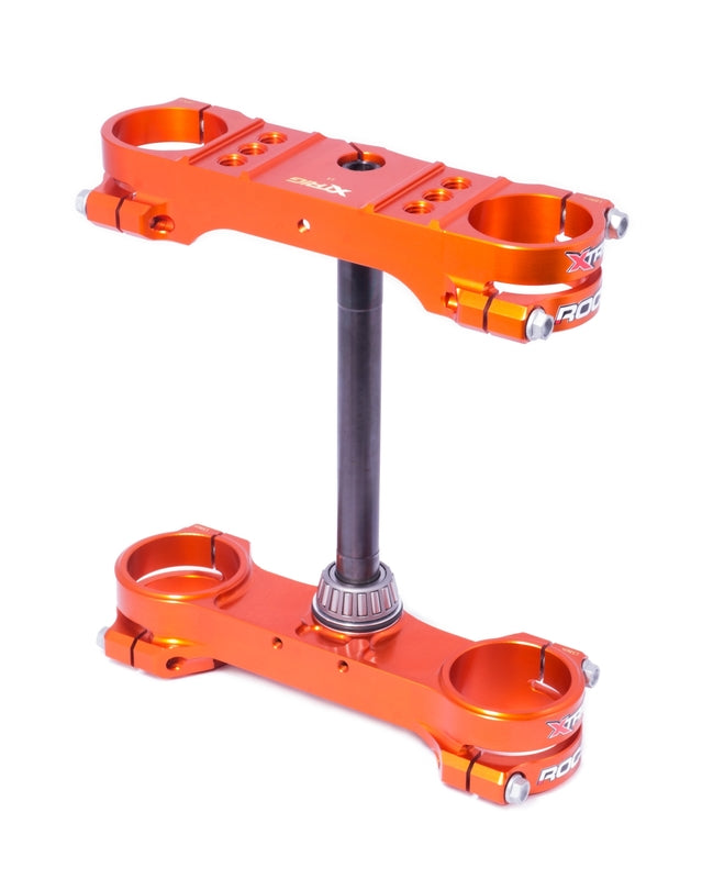 XTRIG ROCS Tech T-stuk vork oranje Offset 22mm