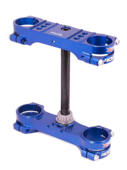 XTRIG ROCS Tech T-stuk vork blauw Offset 22mm