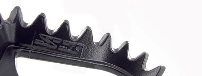 S3 Hard Rock footrest middle black steel 