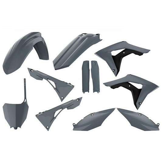 POLISPORT Plastic kit nardo gray Honda CRF250/450R 