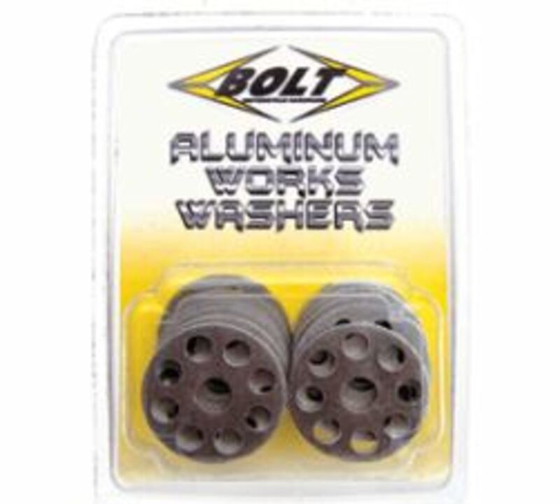 Drilled Aluminum Ring Bolt per 10