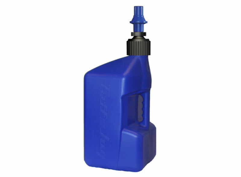 Tuff Jug 20l benzinekan Blauw doorschijnend - dop voor sneltanken