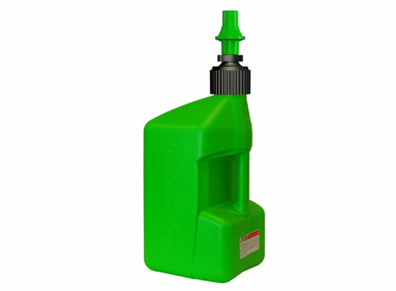 Tuff Jug 20l benzinekan Groen doorschijnend - dop voor sneltanken