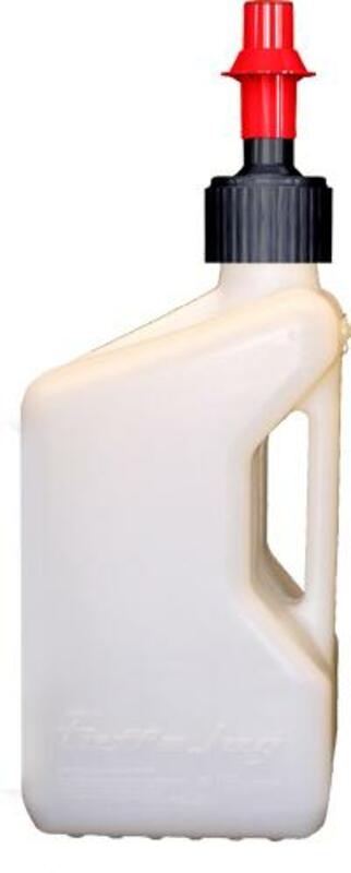 WIT TUFF JUG VAT 10L RODE SNELVULDOP TRANSPARANT