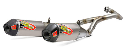 PRO CIRCUIT T-6 Complete exhaust system - titanium Honda CRF450R/RX