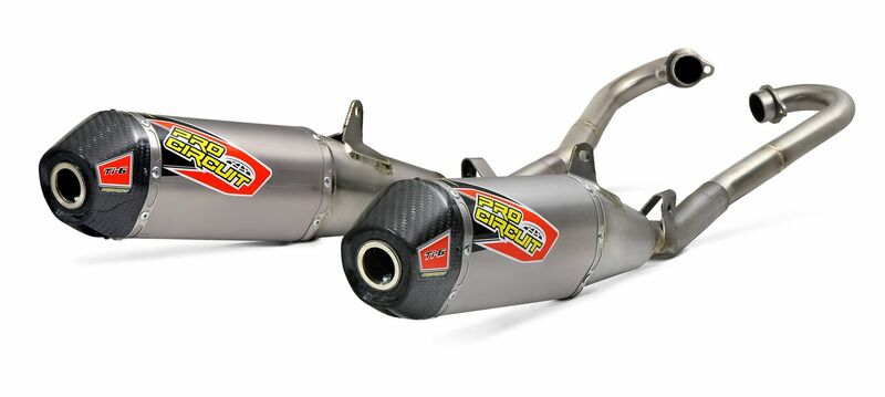 PRO CIRCUIT T-6 Compleet uitlaatsysteem - titanium Honda CRF250R