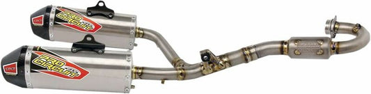 PRO CIRCUIT T-6 Complete exhaust system - titanium Honda CRF250R 