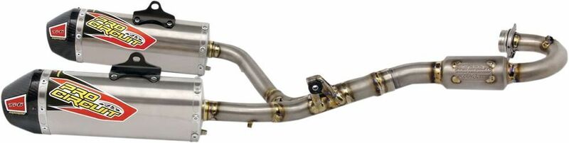 PRO CIRCUIT T-6 Compleet uitlaatsysteem - titanium Honda CRF250R