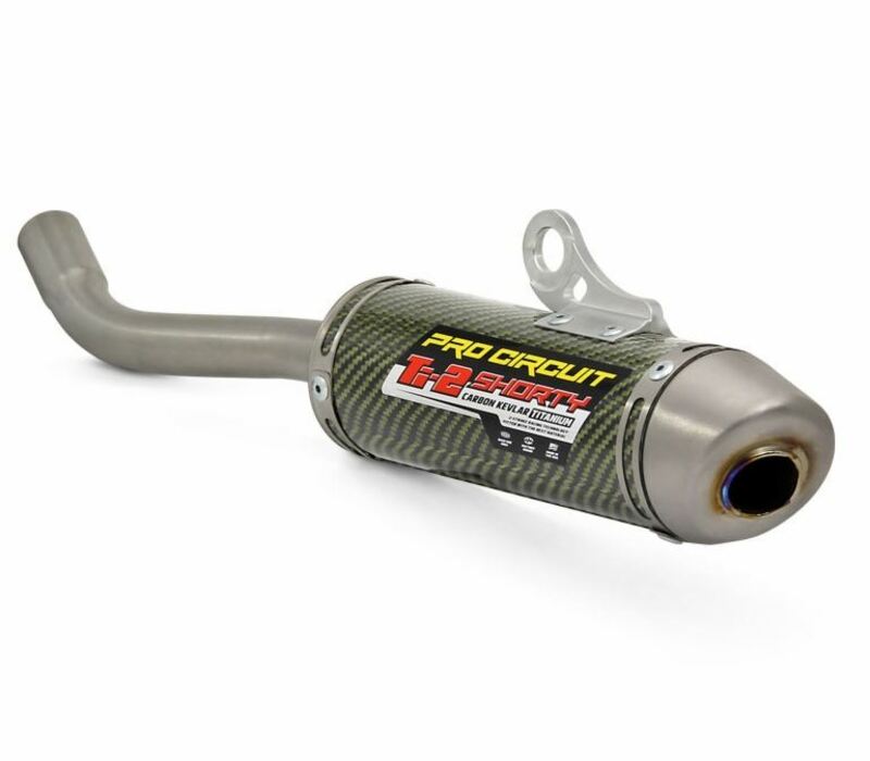 PRO CIRCUIT silencer Ti-2 carbon/titanium end cap Yamaha YZ-125 