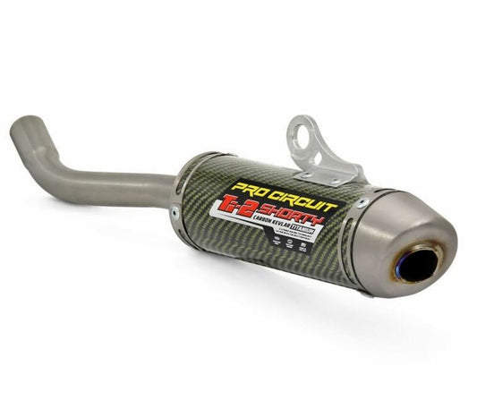 PRO CIRCUIT silencer Ti-2 carbon/titanium end cap Yamaha YZ-125 