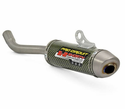 PRO CIRCUIT silencer Ti-2 Shorty carbon/titanium end cap Yamaha YZ85 